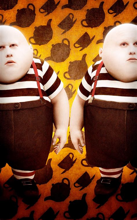 Tweedledum And Tweedledee From Tim Burtons Alice In Wonderland But