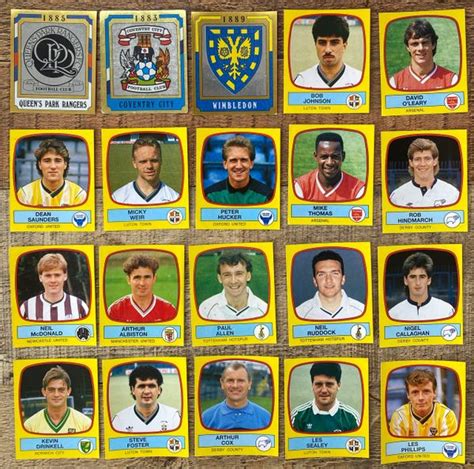 X Original Unused Panini Football Stickers Various Match