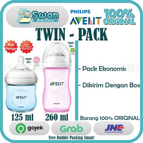 Jual Philips Avent Natural Bottle Botol Susu Avent Wide Neck [ 125ml