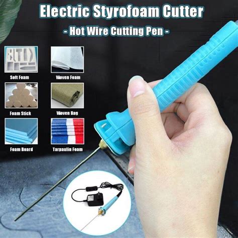 Electric Styrofoam Cutter Hot Wire Cutting Pen Cm Styro Foam Cutting Knife Tools With The