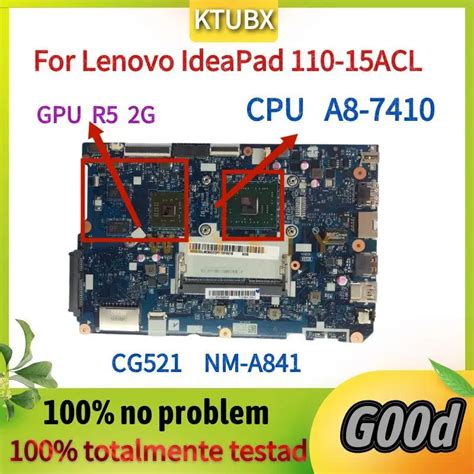 NM A841 Motherboard For Lenovo Ideapad 110 15ACL Laptop Motherboard