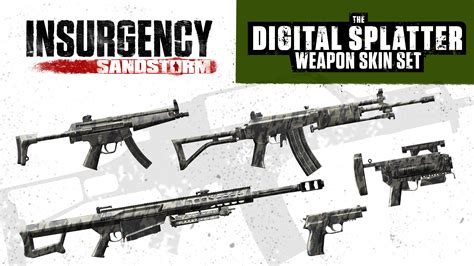 Insurgency Sandstorm Digital Splatter Skin Set Epic Games Store