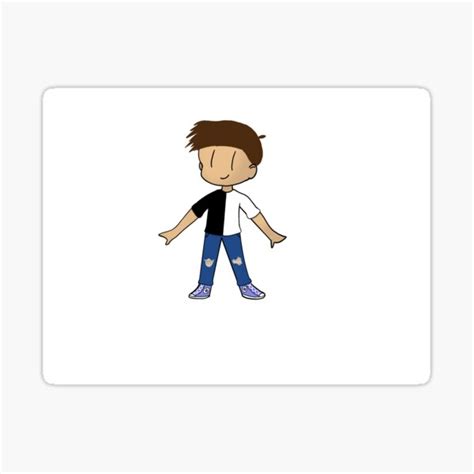 Chibi Ethan Nestor Crankgameplays Sticker By Cassieh104 Redbubble