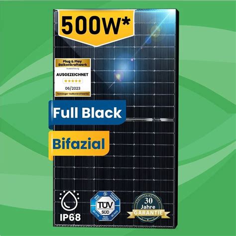 Epp Solar Solarmodul W N Type Bifazial Glas Glas Full Black Epp