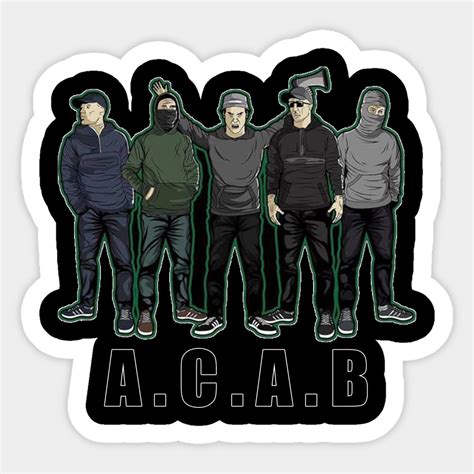 Acab By Soultane 58 In 2024 Funny Stickers Custom Stickers Cool