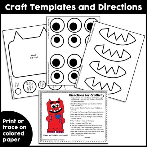 Love Monster Craft Activity - Crafty Bee Creations