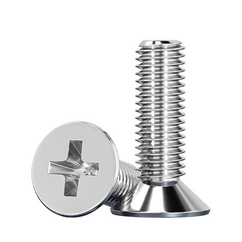 Stainless Steel Countersunk Phillips Machine Screw Din Panda Fastener