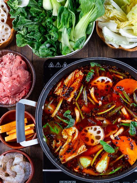 Spicy Sichuan Hot Pot Mild Broth Recipe Included Healthy World Cuisine