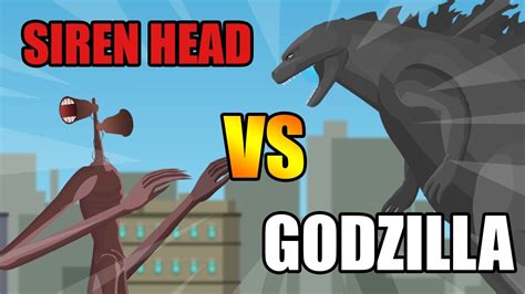 Godzilla Vs Siren Head Godzilla Vs Giant Monsters Kaiju Animation