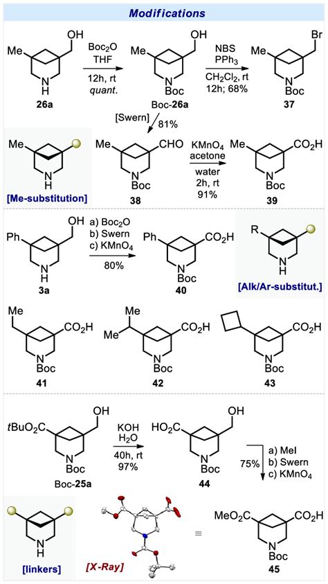 Scheme 6 Modifications Of The 3 Azabicyclo 311 Heptane Core One And Download Scientific