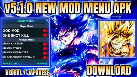 NEW Dragon Ball Legends Mod Menu V5 1 0 Apk Global And Japanese Mod