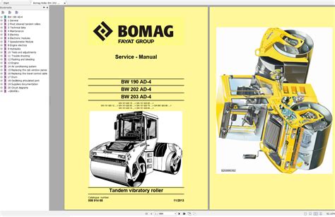 Bomag Tandem Vibratory Roller Bw Adh Ad Ac Operating