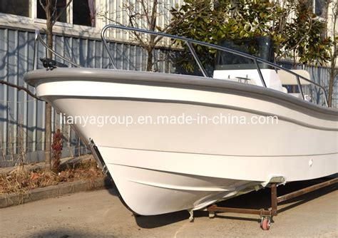 Liya 22feet Outboard Fiberglass Boat Deep V Hull Fishing Boats Panga