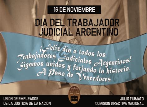 ¡feliz Día Del Judicial Para Todos Los Judiciales Argentinos Uejn