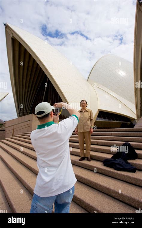 Touristes Prenant Des Photos De La Maison Blanche Banque De