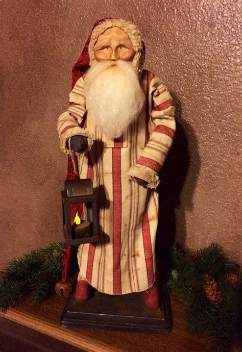 Handmade Primitive Santa By Heartfeltprims On Etsy Susan Bonczyk