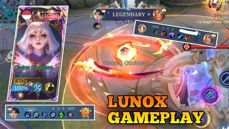 LUNOX BUFF LUNOX DIVINE GODDESS GAMEPLAY LUNOX BEST BUILD EMBLEM