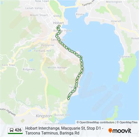 Route Schedules Stops Maps Hobart City Updated