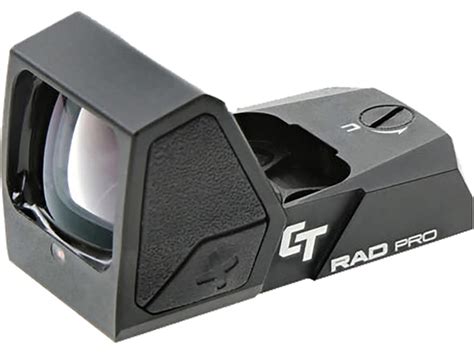 Crimson Trace RAD Micro Pro Carbon Reflex Red Dot Sight 1x 5 MOA Dot