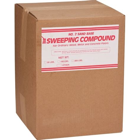 Sweeping Compound Oil Basedsand Grit Red 100 Lb Box