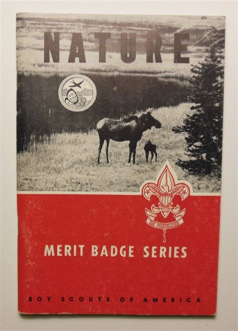 Free Shipping 1964 Nature Boy Scout Merit Badge Series Pamphlet Book