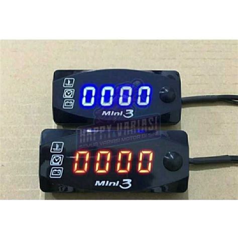 Voltmeter Volt Meter ACCU Aki 3 In 1 Mini 3 12V Universal Semua Motor