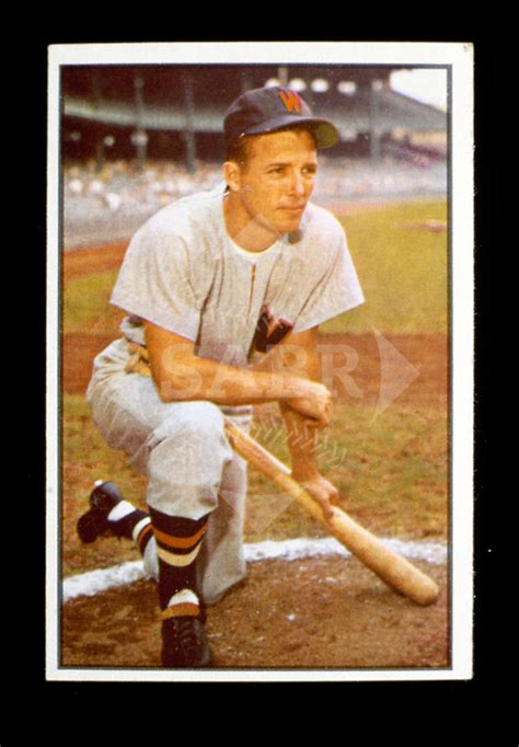 Jim Busby Bowman Color Baseball Card Society For American