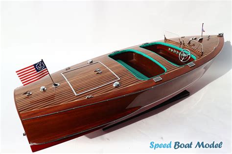 Chris Craft Barrel Back Speed Boat Model Speed Boat