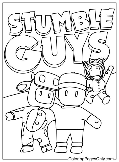 Desenhos De Stumble Guys Para Colorir E Pintar Tudo Para Colorir