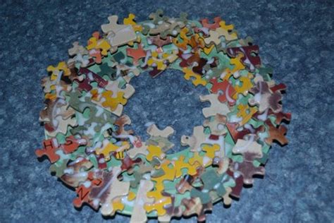 The Active Toddler: Puzzle Pieces Wreath