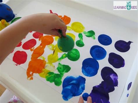 List of Paint Play Activities | Learning 4 Kids