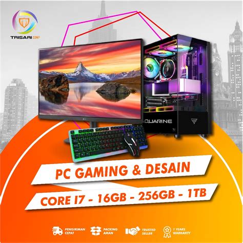 Jual PC RAKITAN GAMING LIVE STREAMING INTEL I7 4790 RAM 16 GB VGA GTX