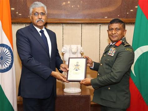 Adhadhu Maldives And India Hold Fifth Defense Cooperation Dialogue