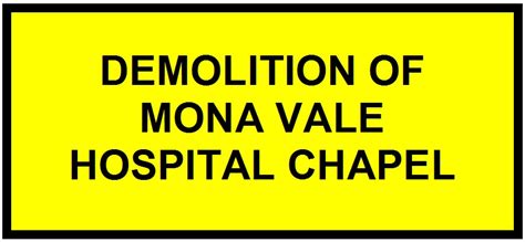 DEMOLITION OF MONA VALE HOSPITAL CHAPEL - PITTWATER ALLIANCE