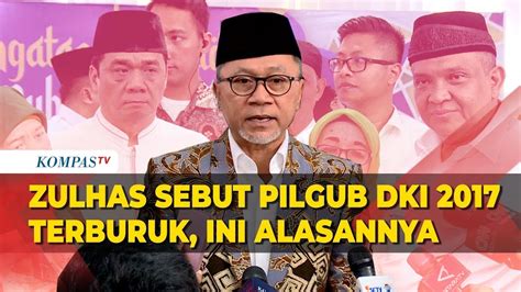 Ketum Pan Zulhas Sebut Pilgub Dki Jakarta Era Anies Ahok