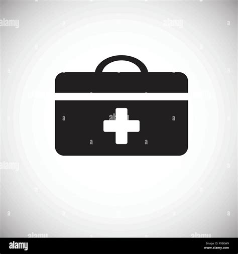 First Aid Kit On White Background Stock Vector Image Art Alamy