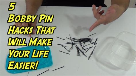 5 Bobby Pin Hacks That Will Make Your Life Easier Youtube