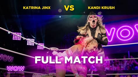 Katrina Jinx Vs Kandi Krush WOW Women Of Wrestling YouTube