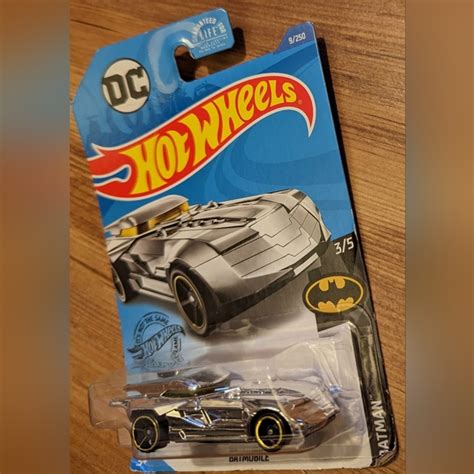 Hot Wheels Toys Hot Wheels 220 Hw Batman Series 35 Black Chrome Knight Batmobile Poshmark