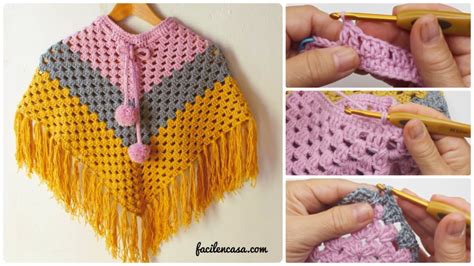 Precioso Chal Tejido A Crochet Paso A Paso Cursos Gratuitos