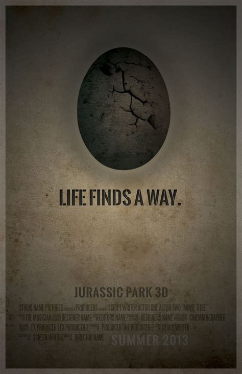 Jurassic Park Life Finds A Way