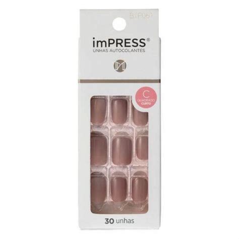 Comprar Unha Posti A Impress Curta Nude Kiss New York Love Store Makeup A Sua Loja De