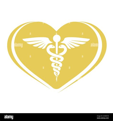 Caduceus doctor illustration vector logo design health care and medical ...