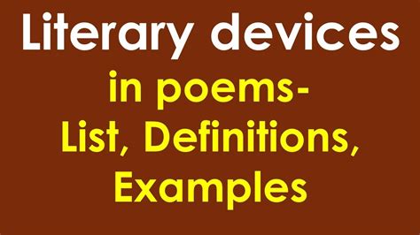 Poetic Devices Complete Guide And Examples 51 Off