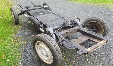 Frame Rolling Chassis Citroen Ami 8 With Axles And Wheels For