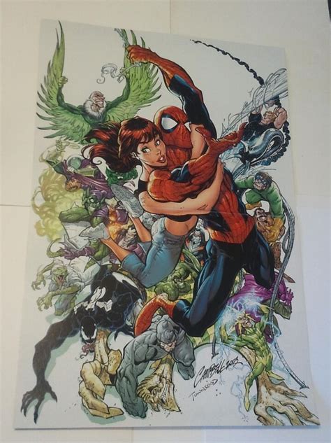 Spider Man Poster Mary Jane J Scott Campbell Venom Ebay