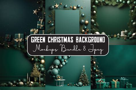 Christmas Backgrounds Mockups Bundle Graphic By Fly Mockup Store