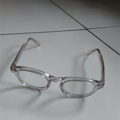 Frame Kacamata Moscot Lemtosh Crystal Clear Fesyen Pria Aksesoris Di