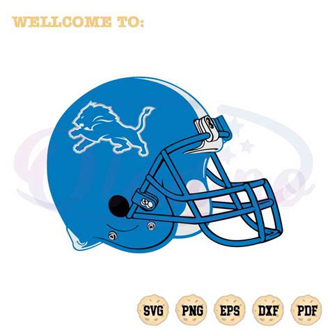 Detroit Lions Logo Svg Football Players Graphic Design Files