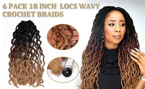 Amazon 6 Pack Gypsy Locs Crochet Hair For Black Women 18 Inch